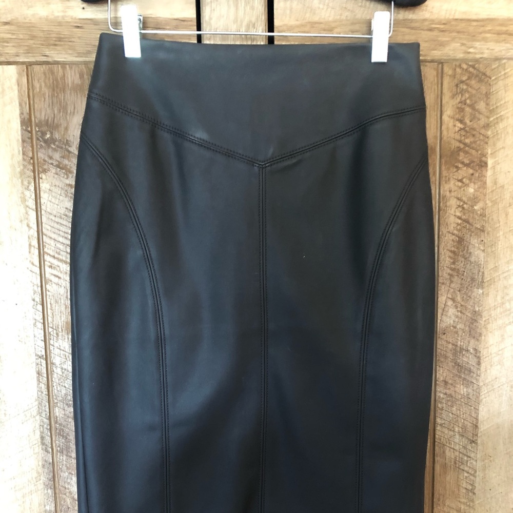 Express Leather Skirt